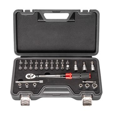 George Tools set chiave dinamometrica 32 pezzi 1/4" - 5 a 25 Nm