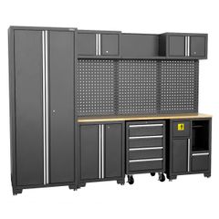 George Tools Budget arredamento per officina Rhine in gomma nero