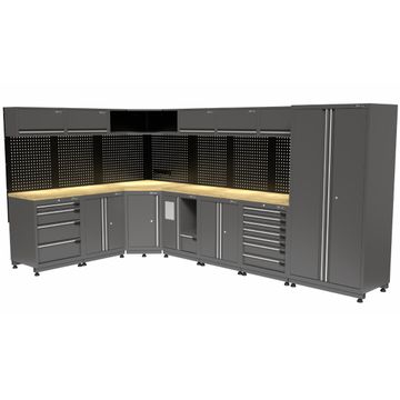 Kraftmeister Premium arredamento per officina Vancouver quercia grigio