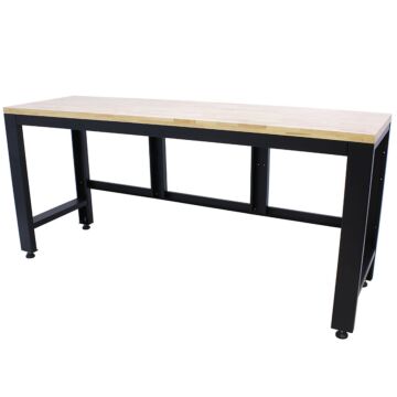 Kraftmeister Pro tavolo da lavoro in rovere 204 cm nero